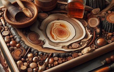 Обработка капа и сувелей в декоративных целях