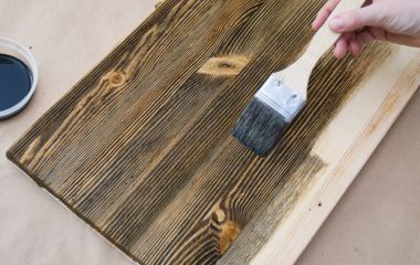 Морение древесины