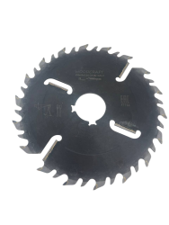 Дисковая пила 250х50х3.2/2.2/(18z+18)+4 (2 шт. 10,0х5,0 под 90 град.) WOODCRAFT  для станка УПТ-250С Краос