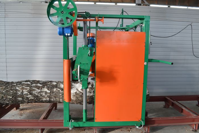 Дисковая угло-пильная (ортогональная) пилорама для распиловки бревен ДПУ-600