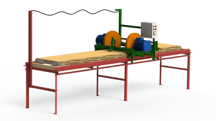 Кромкообрезной станок Алтаи?-011 двухпильный электрический