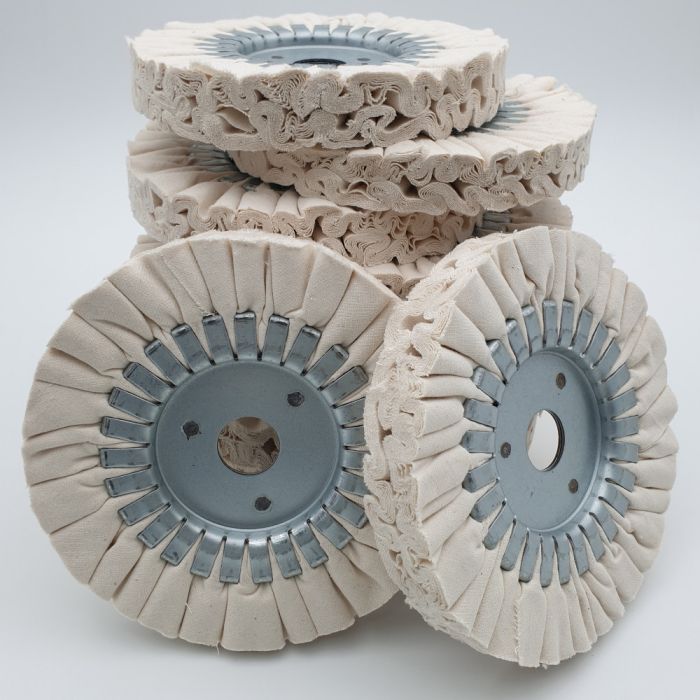 Полировальный круг (фетр) с оправкой для кромкооблицовочного станка 150х22х20 RED SAMURAI