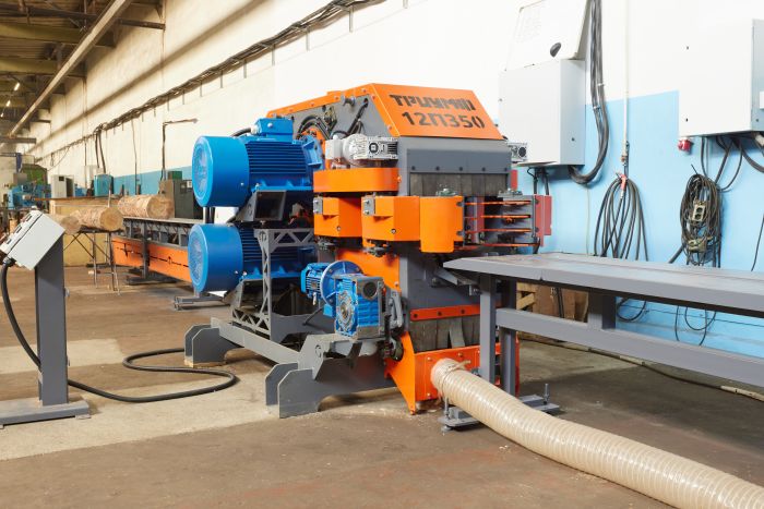 Промышленный двухвальный брусующий станок  «ТРИУМФ» 12П350 Premium