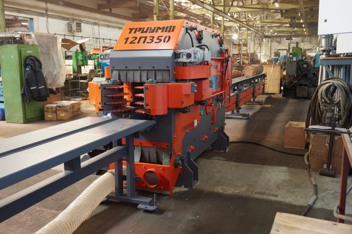 Промышленный двухвальный брусующий станок  «ТРИУМФ» 12П350 Premium