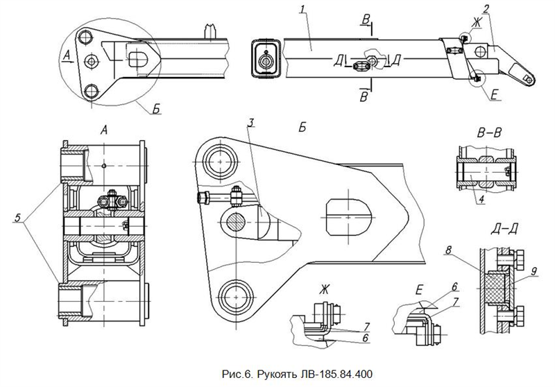 Рукоять ЛВ-185.84.400